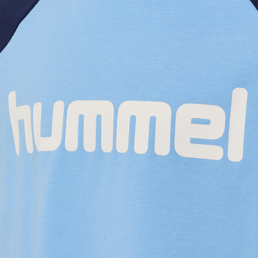 hmlBOYS T-SHIRT L/S, DUSK BLUE, packshot