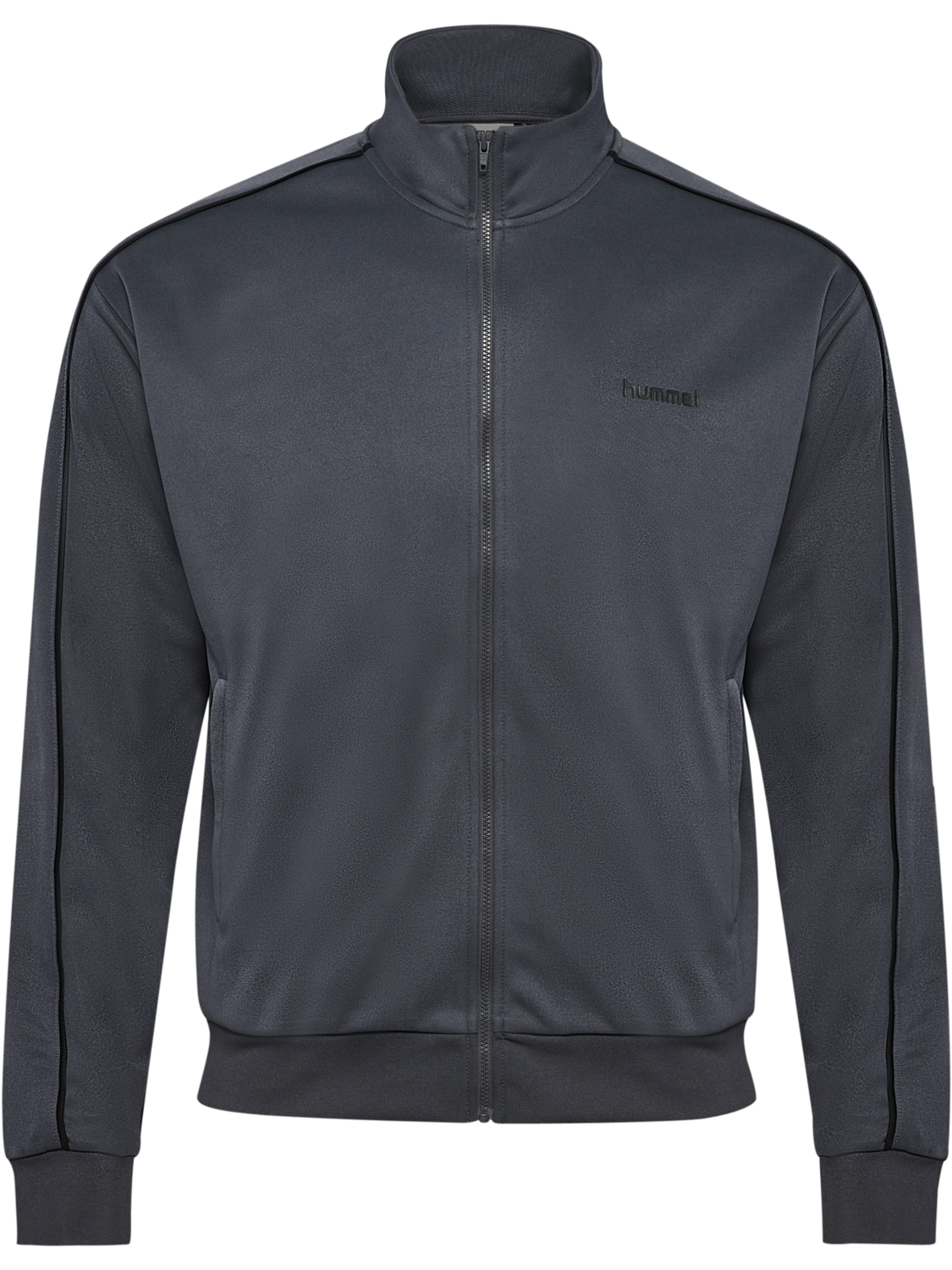 hmlCLUB TRACK TOP, EBONY, packshot