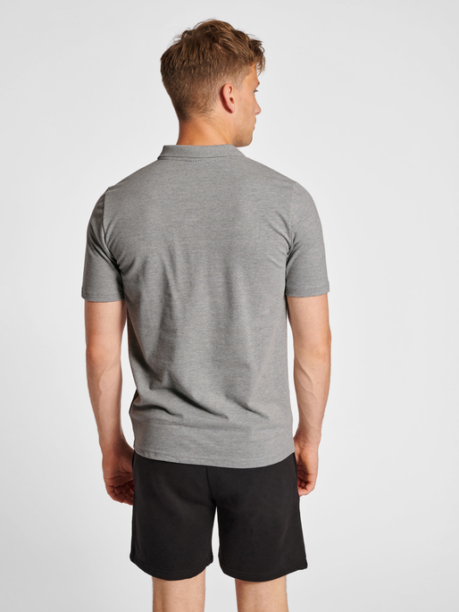 hmlRED CLASSIC POLO, GREY MELANGE, model