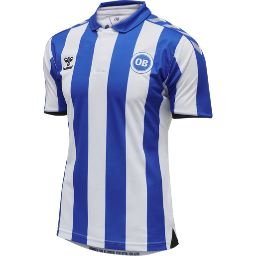 OB 20/21 HOME JERSEY S/S _KIDS, WHITE/LAPIS BLUE UNSPONSORED OB 20/21 HOME JERSEY S/S _KIDS, WHITE/LAPIS BLUE UNSPONSORED, packshot