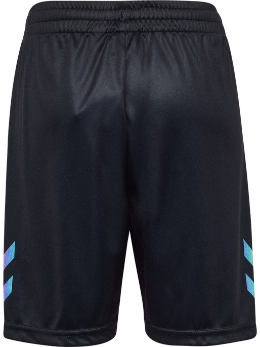 hmlSHIMMER SHORTS, BLACK, packshot
