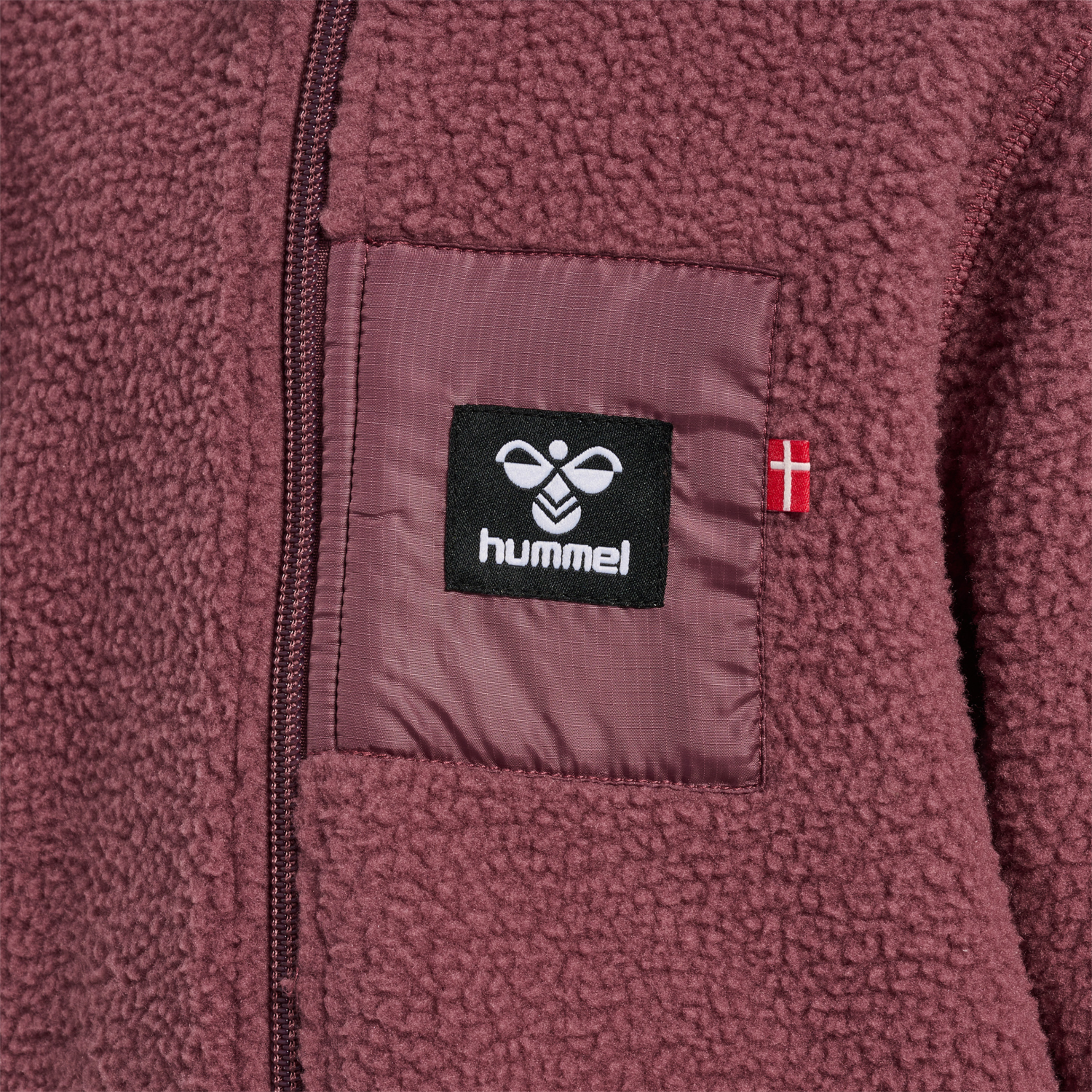 hmlATLAS ZIP SUIT, ROSE BROWN, packshot