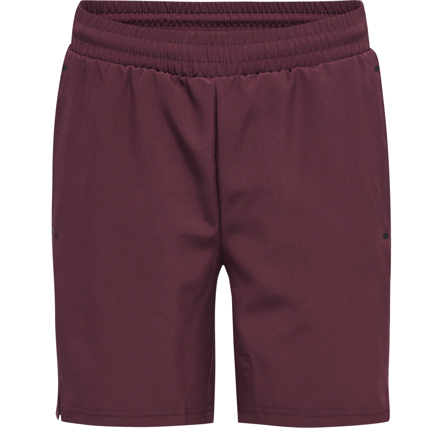 hmlMOVE GRID WOVEN SHORTS KIDS, GRAPE WINE, packshot