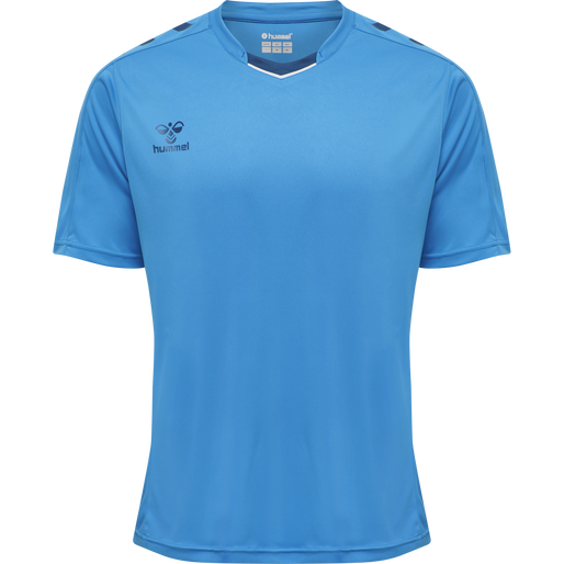hmlCORE XK POLY JERSEY S/S, BLUE DANUBE hmlCORE XK POLY JERSEY S/S, BLUE DANUBE, packshot