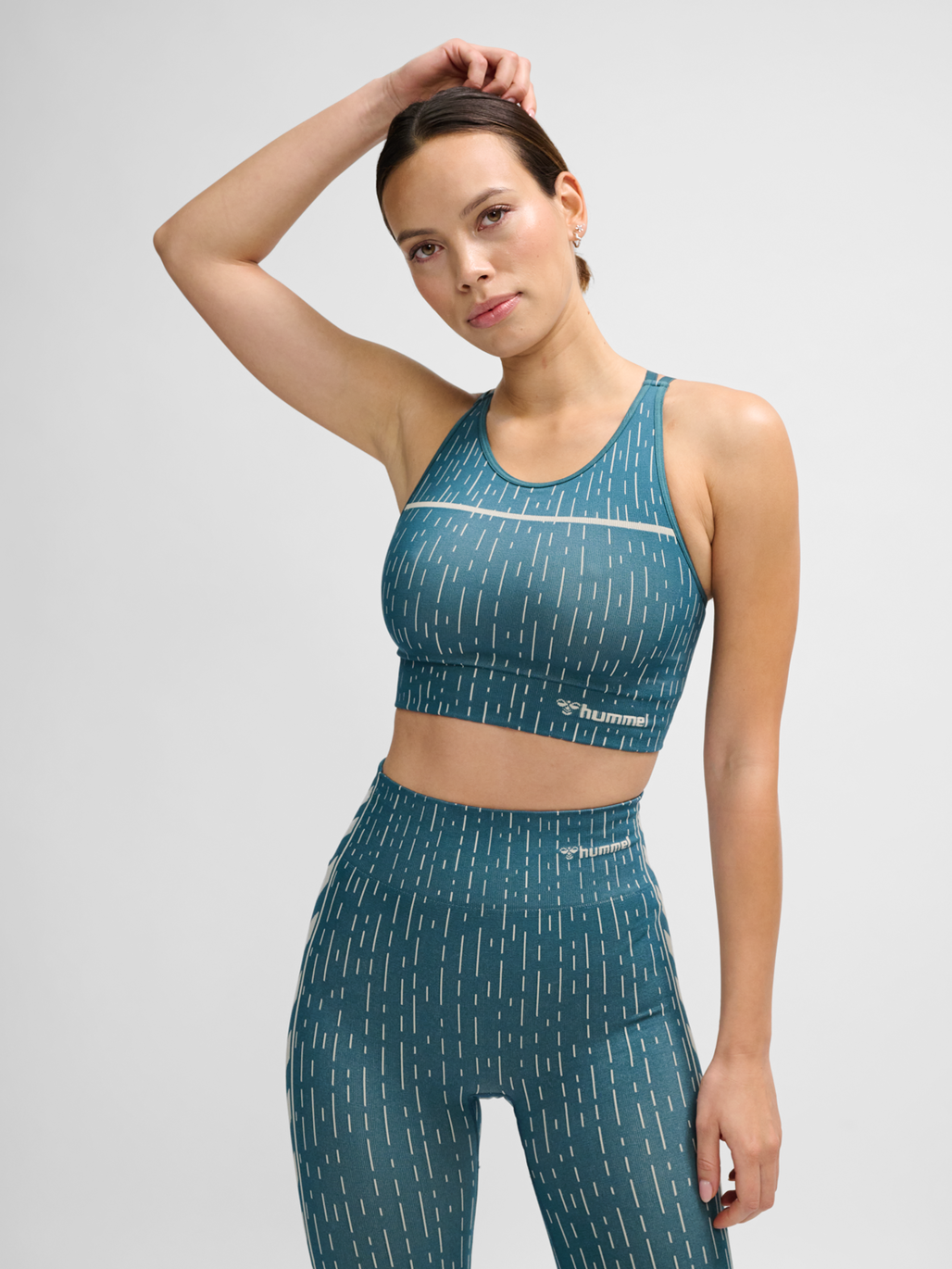 Silver lining seamless sports bra top