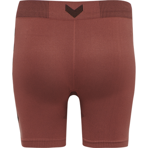 HUMMEL FIRST SEAMLESS TR SHT TIGH W, MARSALA HUMMEL FIRST SEAMLESS TR SHT TIGH W, MARSALA, packshot