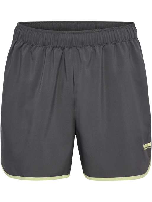 hmlPULSE HERITAGE SHORTS, BLACKENED PEARL, packshot