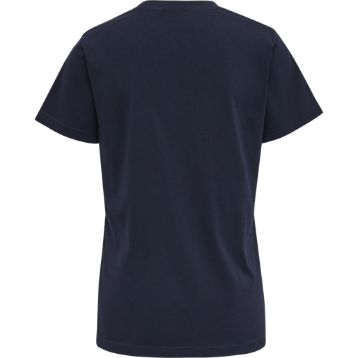 hmlRED BASIC T-SHIRT S/S WOMAN, MARINE, packshot