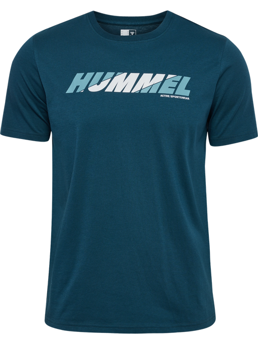 hmlGRAPHIC BOLD LOGO TEE, REFLECTING POND, packshot