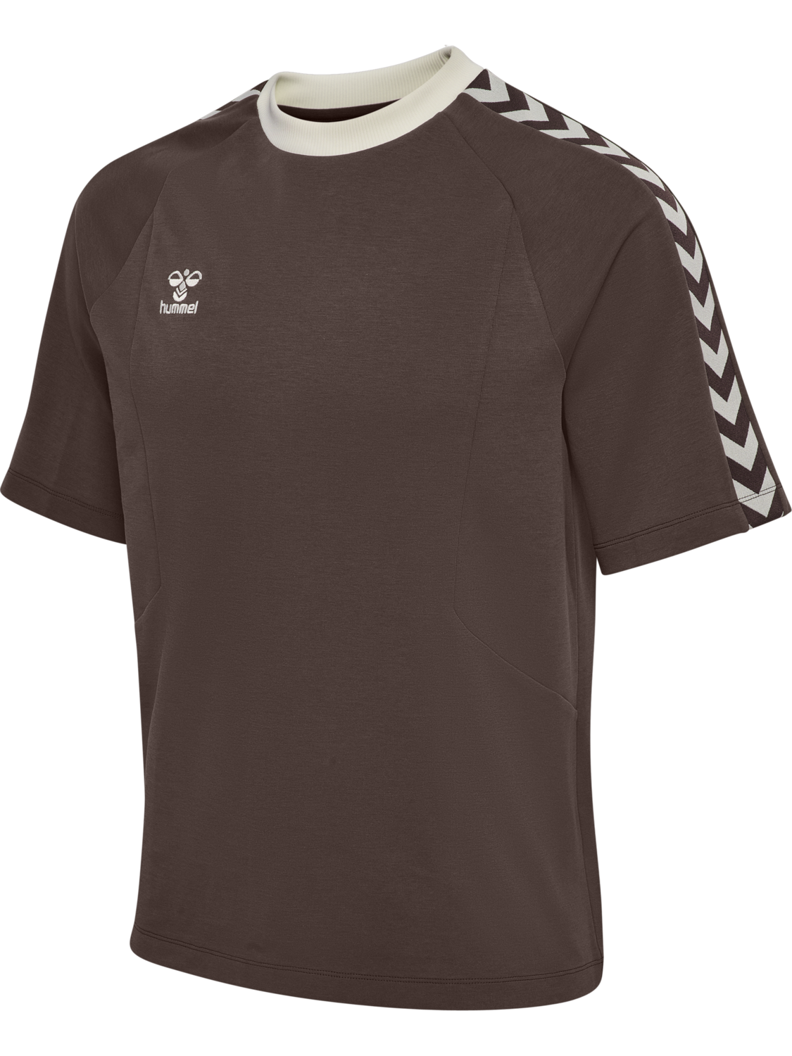 hmlROOT T-SHIRT S/S, CHOCOLATE BROWN, packshot