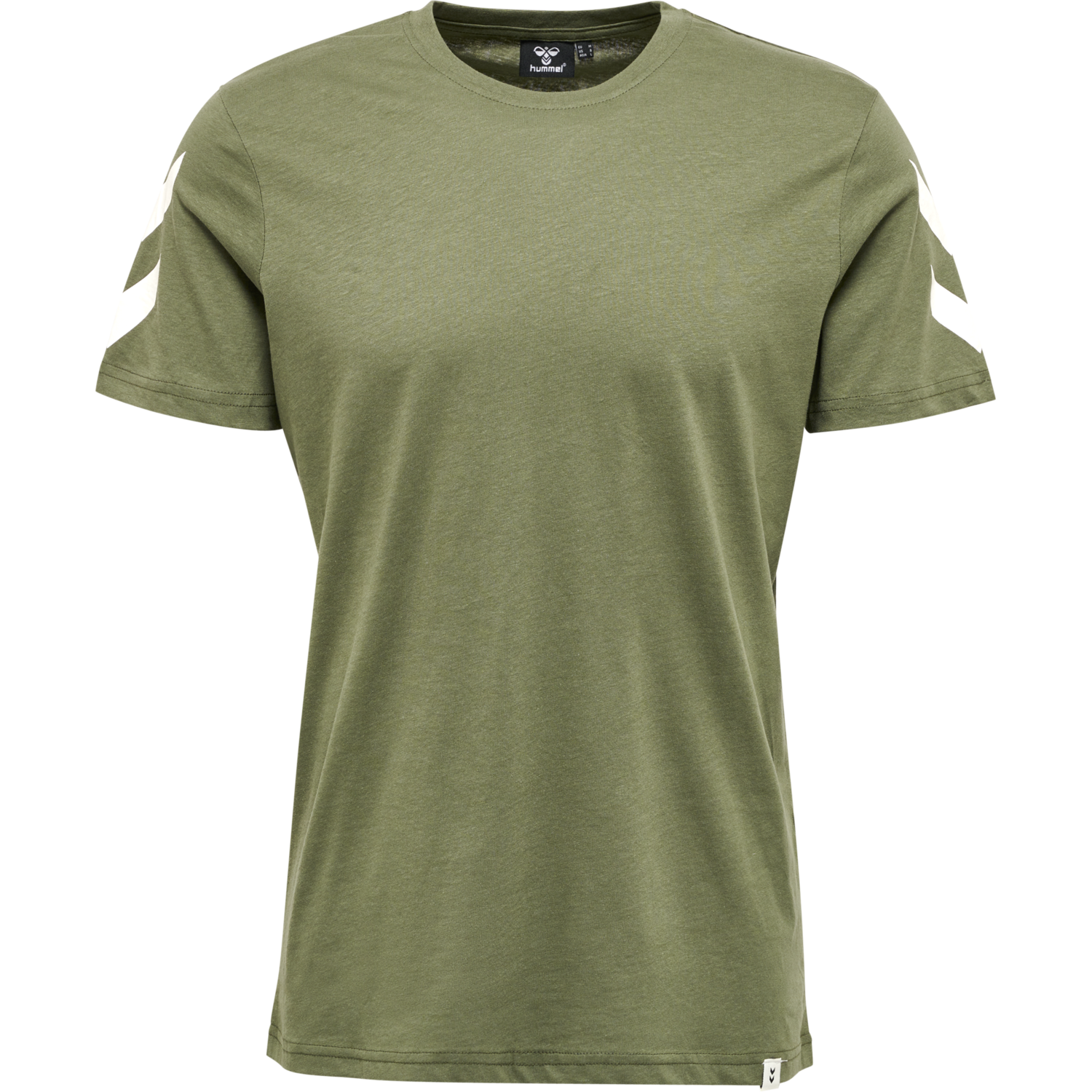 hmlLEGACY CHEVRON T-SHIRT, BEETLE, packshot