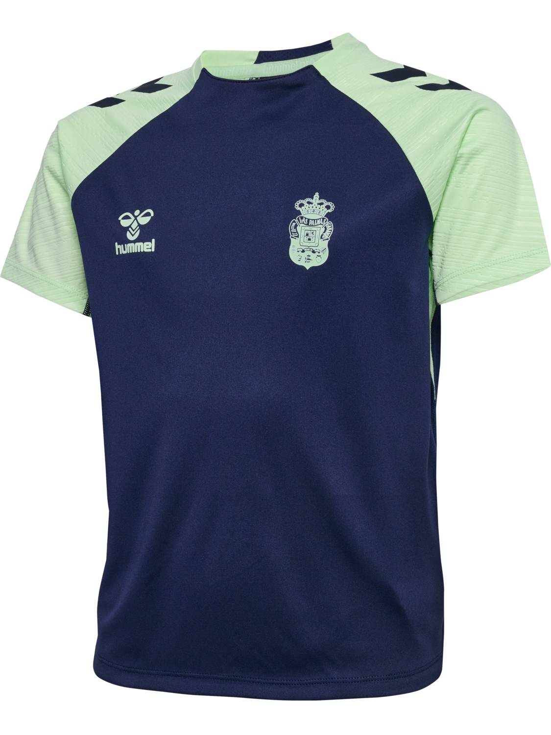 hmlPRO TRAINING JERSEY S/S KIDS, !MARINE/PATINA GREEN, packshot