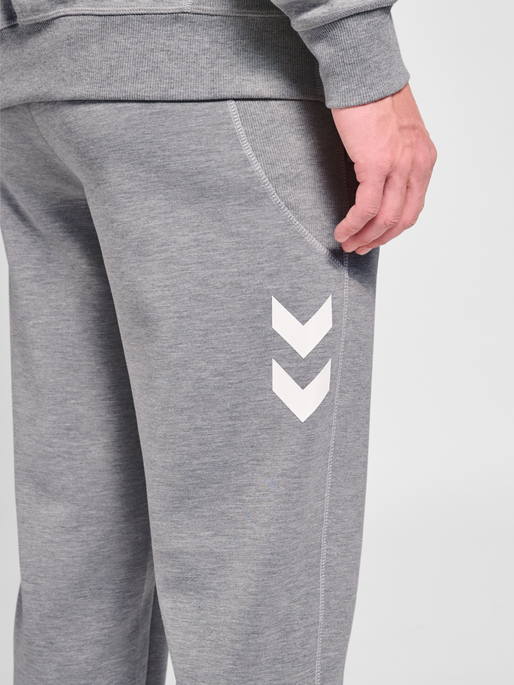 hmlMOVE 2.0 PANTS, GREY MELANGE, model