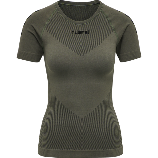 HUMMEL FIRST SEAMLESS JERSEY S/S WOMAN, GRAPE LEAF HUMMEL FIRST SEAMLESS JERSEY S/S WOMAN, GRAPE LEAF, packshot