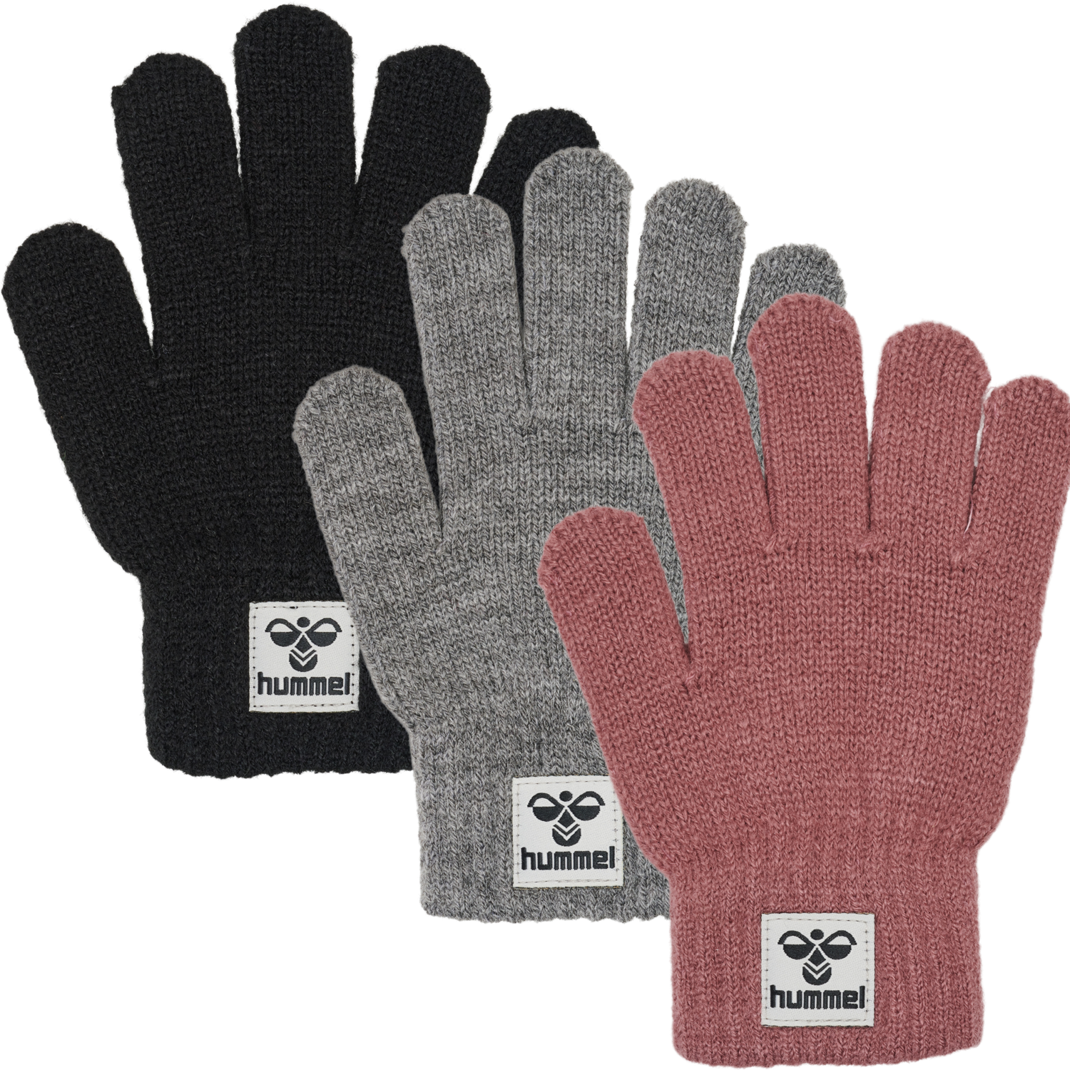 hmlKVINT GLOVE 3 PK, DECO ROSE, packshot