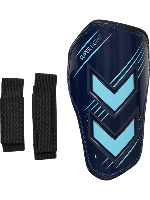 hmlSHIN GUARDS SUPER LIGHT, MARINE/BLUE FISH hmlSHIN GUARDS SUPER LIGHT, MARINE/BLUE FISH, packshot