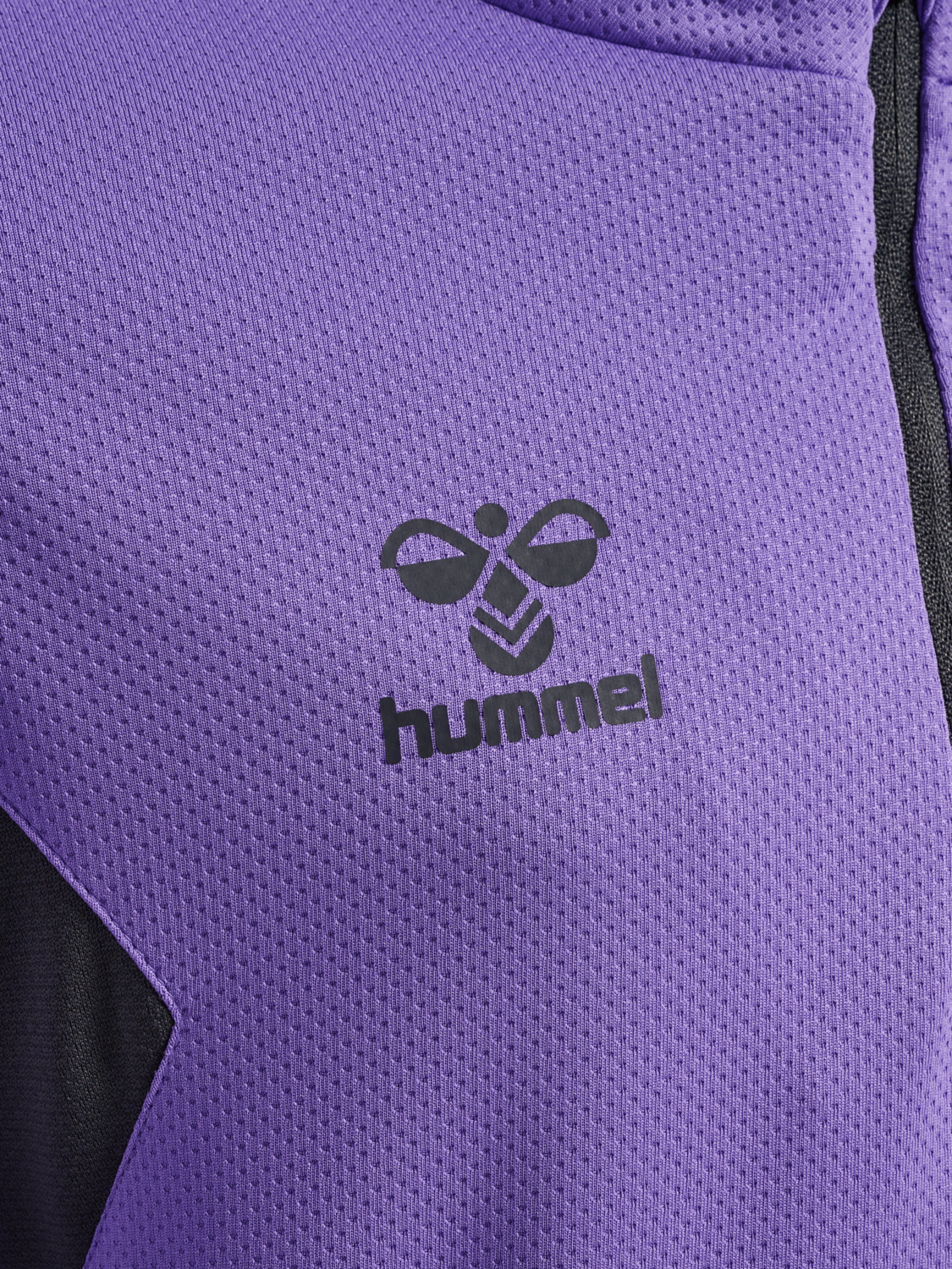 hmlAUTHENTIC HALF ZIP SWEAT KIDS, DAHLIA PURPLE/ASPHALT, packshot