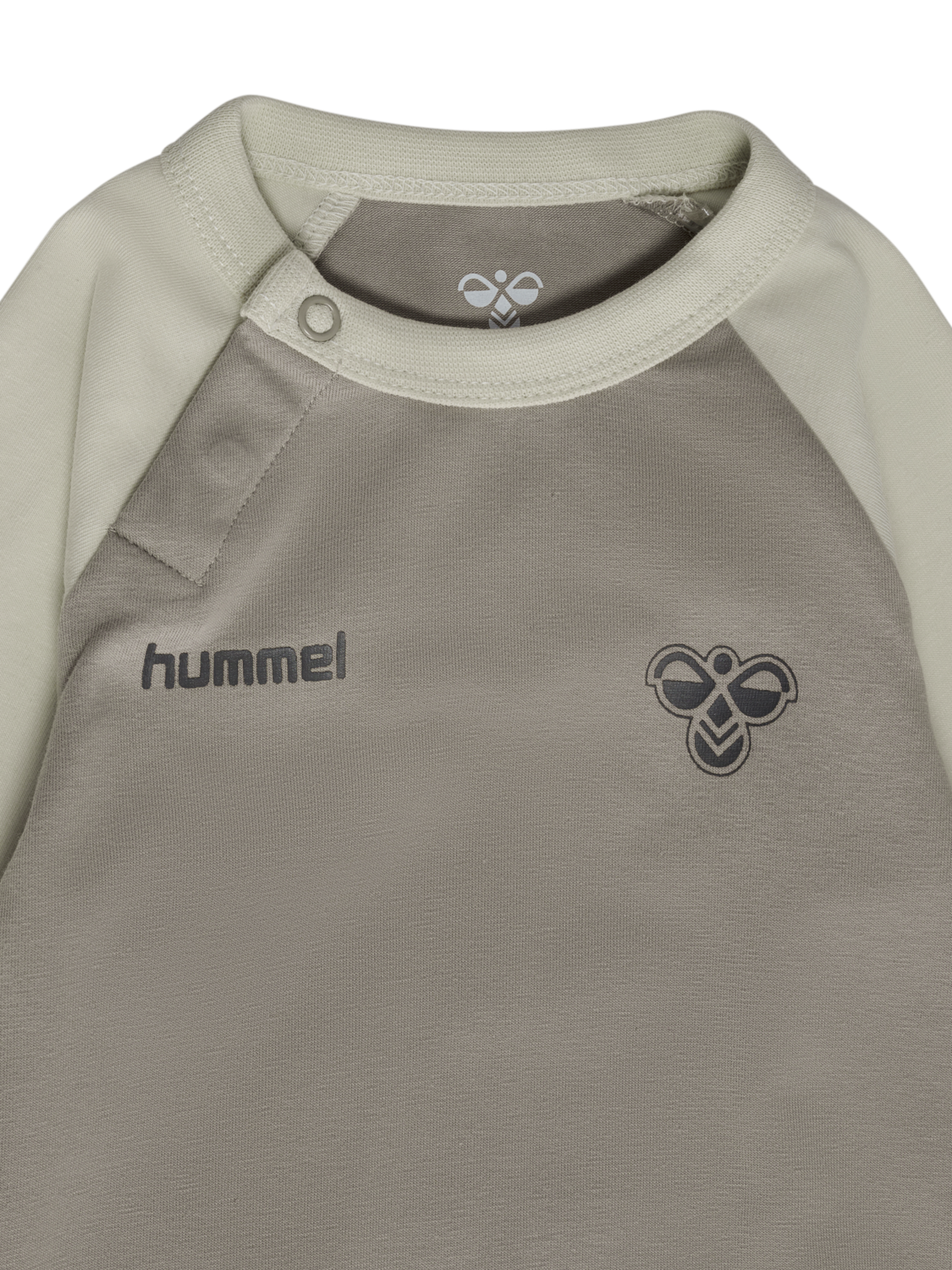 hmlMINI TRIPLE LOGO BODY L/S, VINTAGE KHAKI, packshot