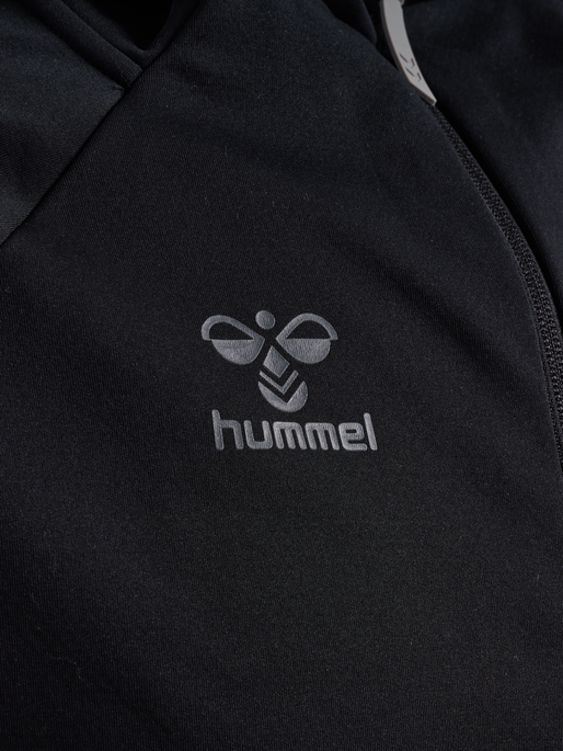 hmlCIMA 2.0 ZIP HOODIE, BLACK hmlCIMA 2.0 ZIP HOODIE, BLACK, packshot
