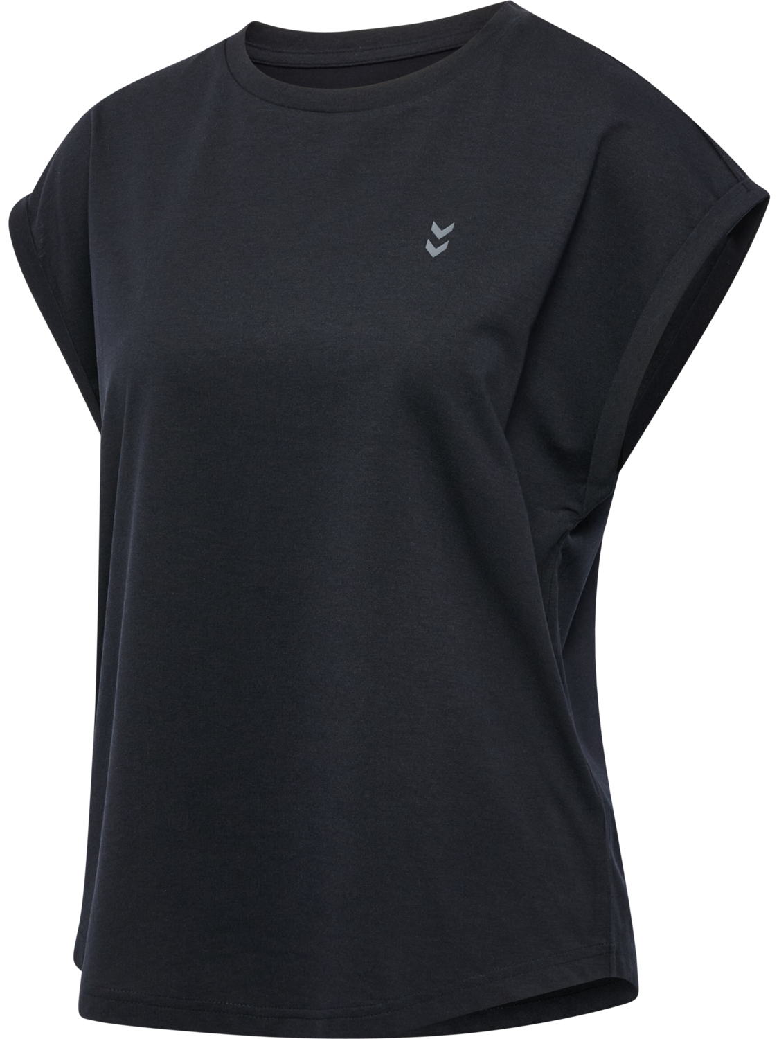 hmlSOFT RELAXED W T-SHIRT S/S, BLACK, packshot