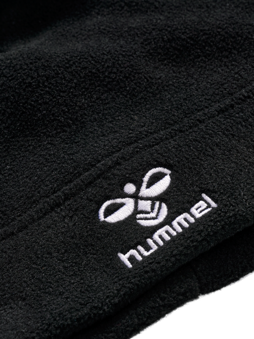 hmlFLEECE BEANIE, BLACK, packshot