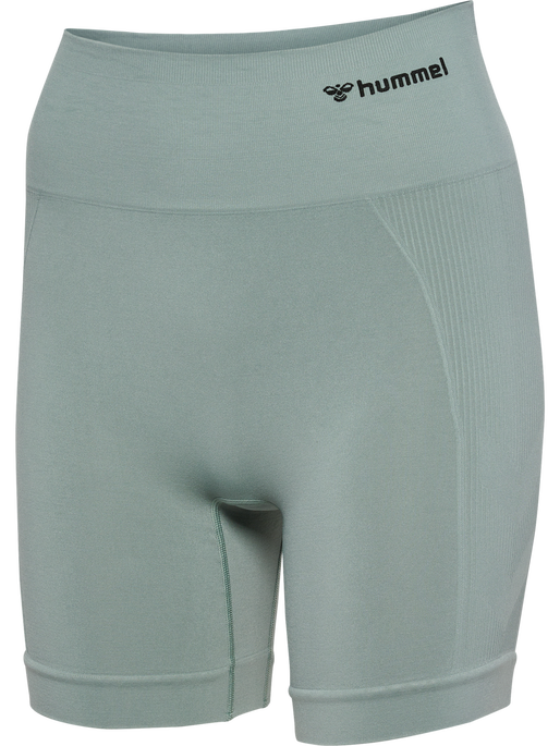 hmlTIF SEAMLESS SHORTS, CHINOIS GREEN, packshot