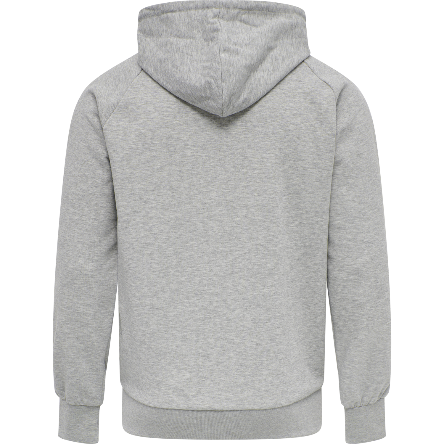 hmlISAM ZIP HOODIE, GREY MELANGE, packshot