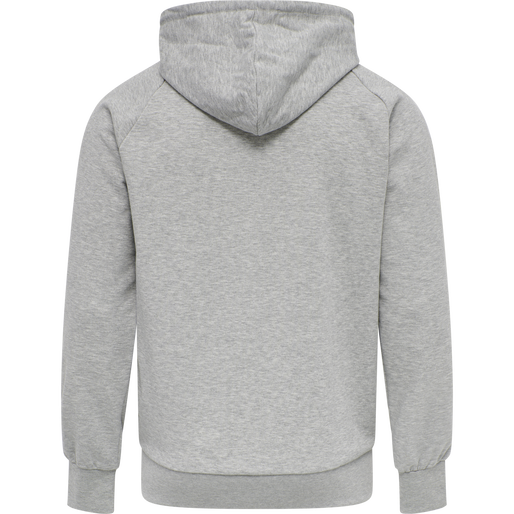 hmlISAM ZIP HOODIE, GREY MELANGE hmlISAM ZIP HOODIE, GREY MELANGE, packshot