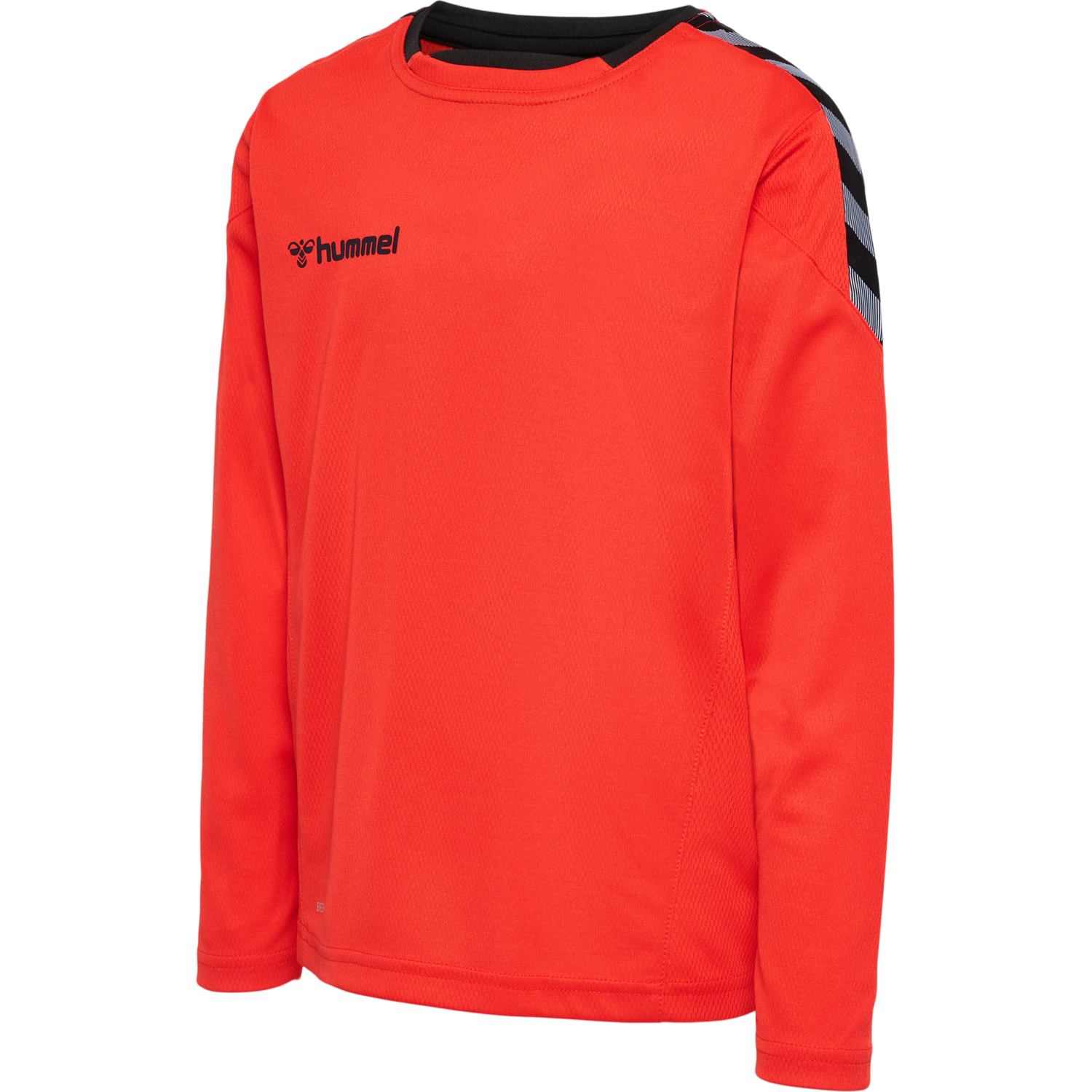 hmlAUTHENTIC KIDS POLY JERSEY L/S, FIRE RED, packshot