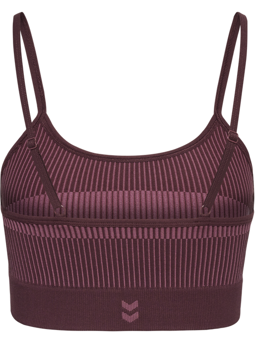 hmlYOGA SEAMLESS LOW SUPPORT BRA, FUDGE, packshot