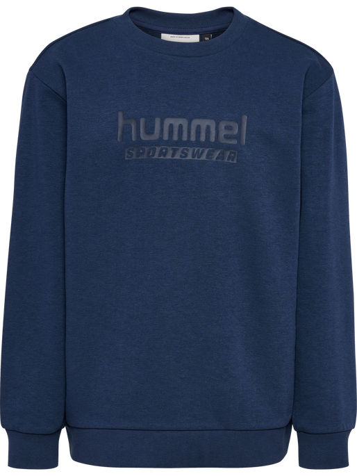 hmlJR BASE SWEATSHIRT, DRESS BLUES, packshot