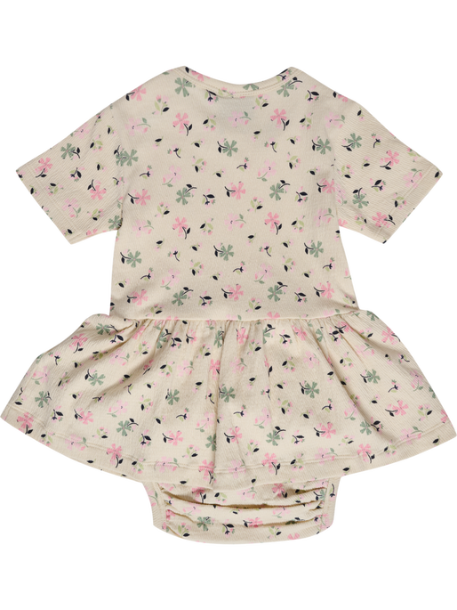 hmlTYRA BODY DRESS S/S, WHITECAP GRAY, packshot