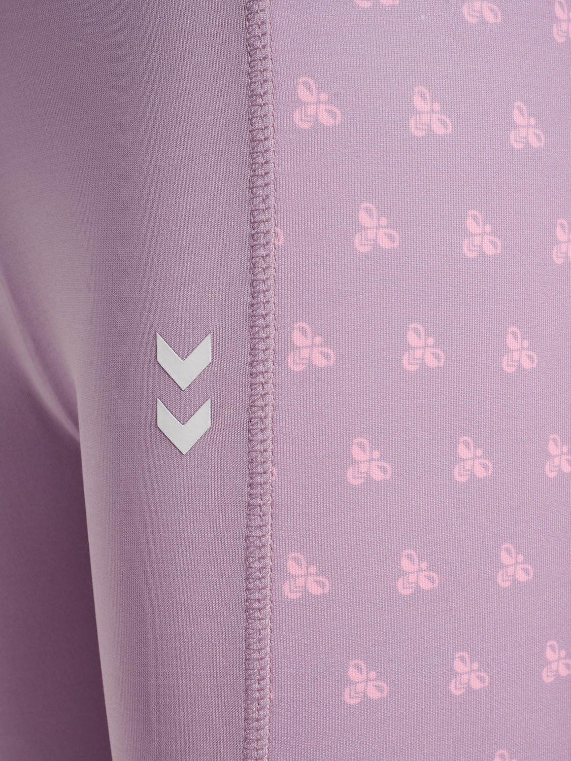 hmlJR MIX MID WAIST TIGHTS, LAVENDER MIST, packshot