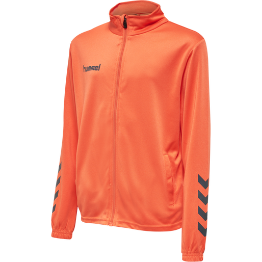 hmlPROMO KIDS POLY SUIT, NASTURTIUM/OMBRE BLUE, packshot