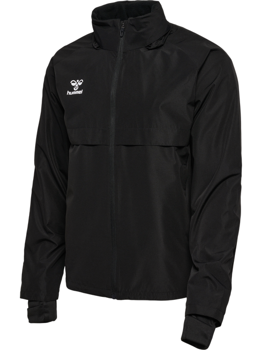 hmlGO SHELL JACKET, BLACK hmlGO SHELL JACKET, BLACK, packshot
