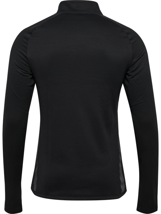 hmlBTC WINTER TRAINING HALF ZIP, BLACK, packshot