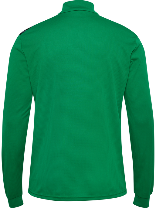 hmlAUTHENTIC HALF ZIP SWEAT, JELLY BEAN, packshot