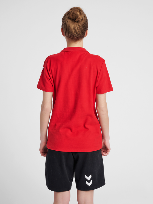 HMLGO COTTON POLO WO, TRUE RED, model