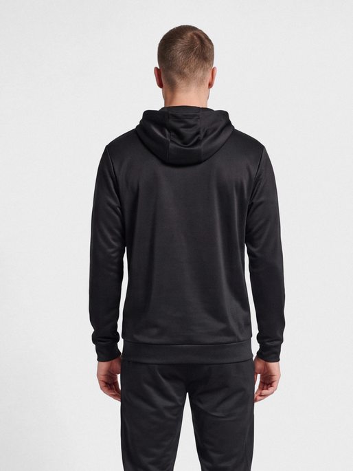 hmlLOGO HOODIE, BLACK, model