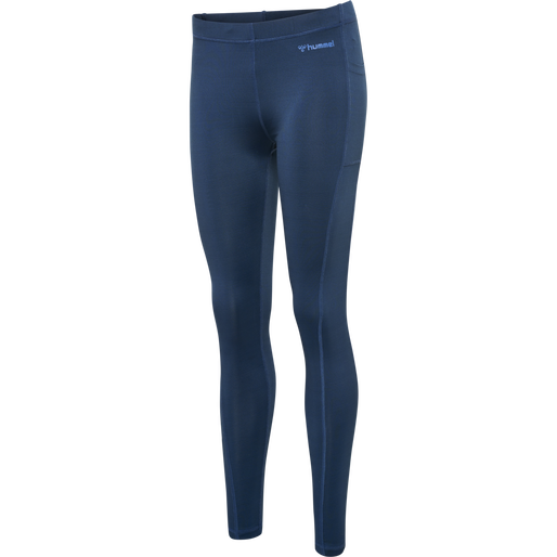 hmlMT MABLEY MID WAIST TIGHTS, INSIGNIA BLUE, packshot