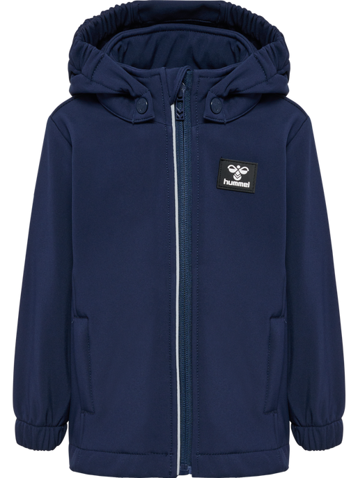 hmlMARS TEX MINI SOFTSHELL JACKET, BLACK IRIS hmlMARS TEX MINI SOFTSHELL JACKET, BLACK IRIS, packshot