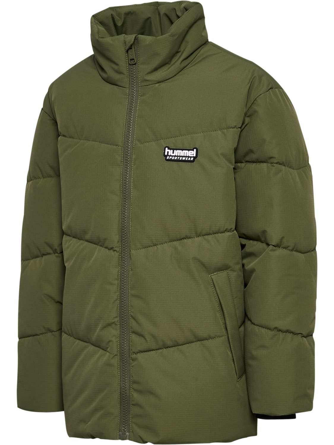 hmlJR PUFFER JACKET, WINTER MOSS, packshot