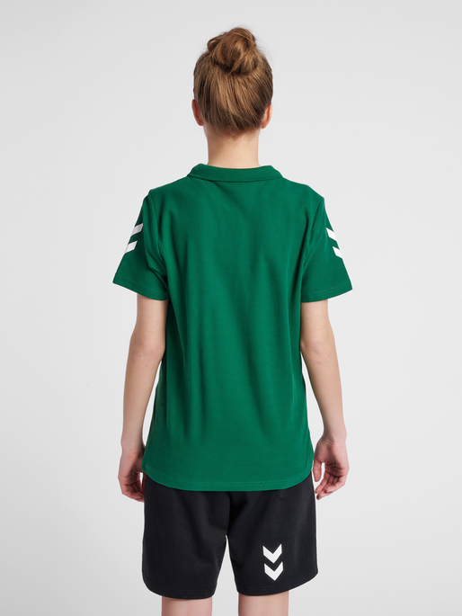 HMLGO COTTON POLO WO, EVERGREEN, model