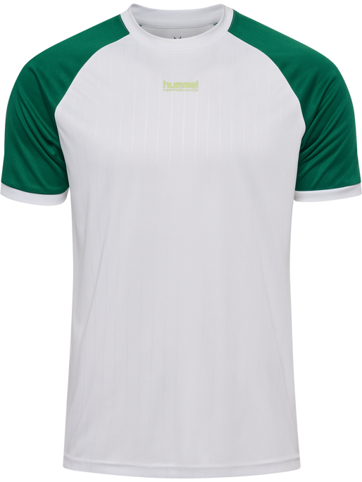 hmlPULSE STRIPE T-SHIRT S/S, VERDANT GREEN hmlPULSE STRIPE T-SHIRT S/S, VERDANT GREEN, packshot