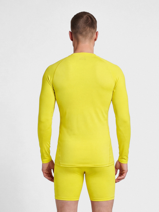hmlBL PERFORMANCE TEE L/S, BLAZING YELLOW, model