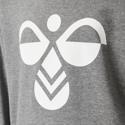 hmlCUATRO HOODIE, MEDIUM MELANGE hmlCUATRO HOODIE, MEDIUM MELANGE, packshot