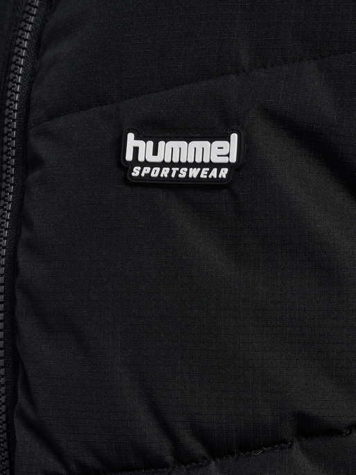 hmlJR PUFFER VEST, BLACK hmlJR PUFFER VEST, BLACK, packshot