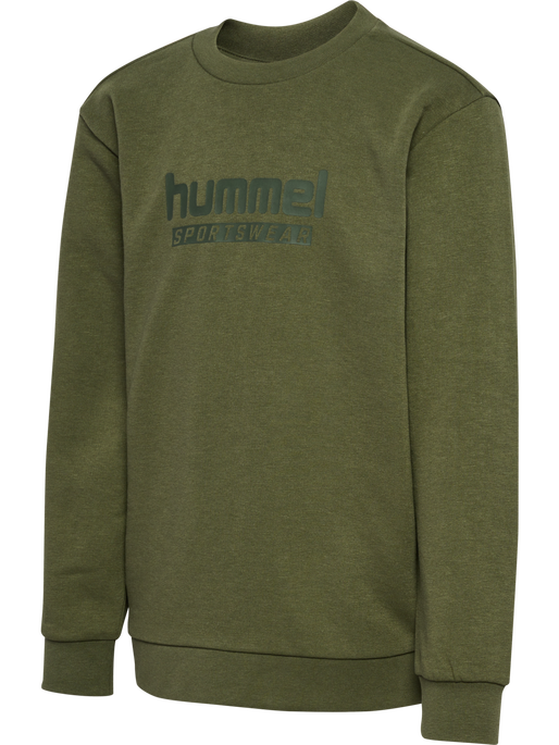 hmlJR BASE SWEATSHIRT, WINTER MOSS, packshot