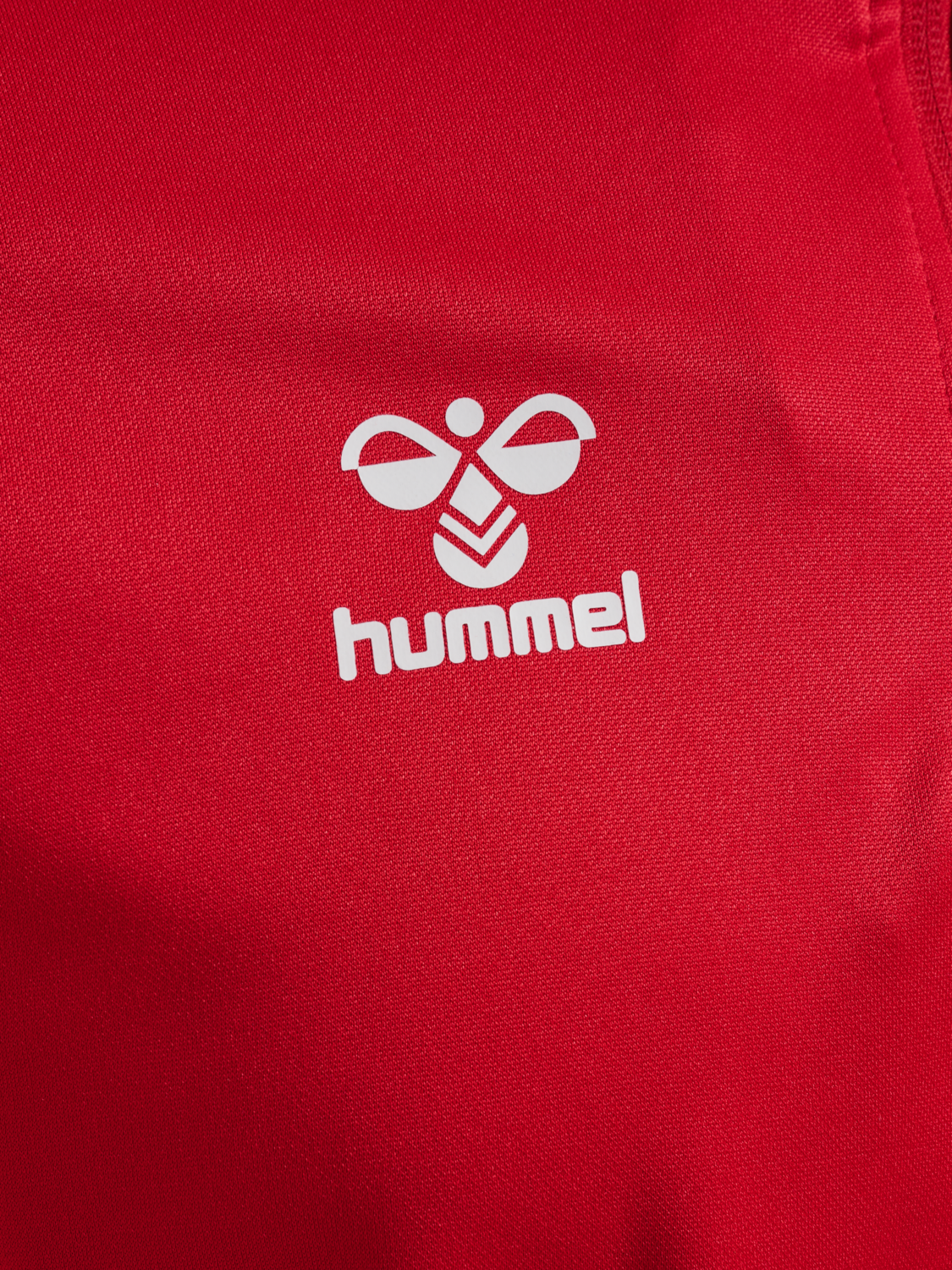 hmlESSENTIAL HALF-ZIP, TRUE RED, packshot
