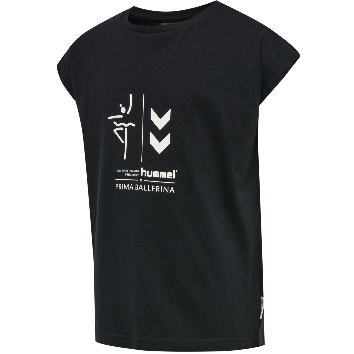 hmlPRIMA BEE T-SHIRT S/S, BLACK, packshot